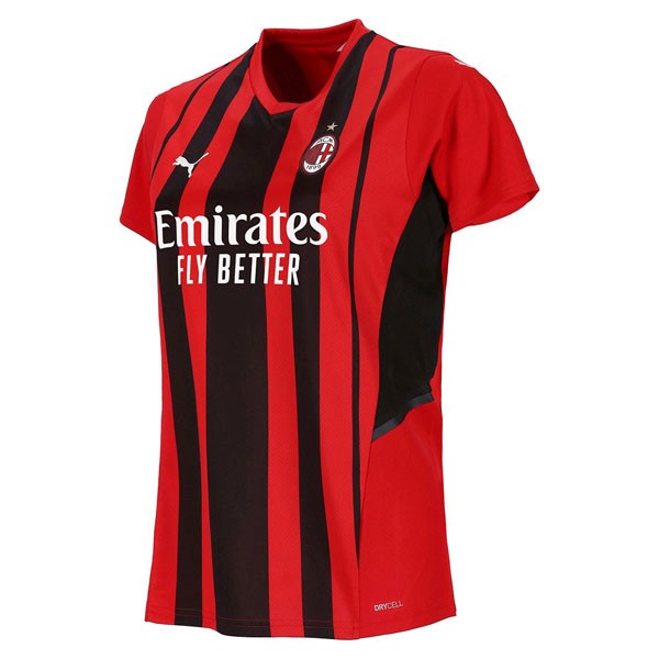 Heimtrikot AC Milan Damen 2021-2022 Günstige Fußballtrikots